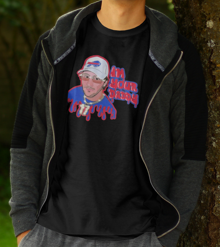 Josh Allen Buffalo Bills I’m Your Daddy JA17 Iconic Sports Look T-Shirt