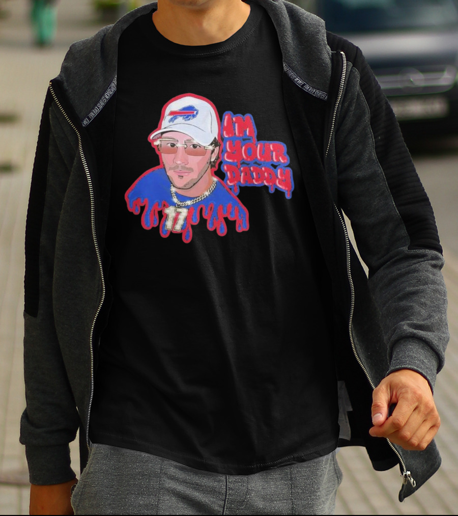 Josh Allen Buffalo Bills I’m Your Daddy JA17 Iconic Sports Look T-Shirt