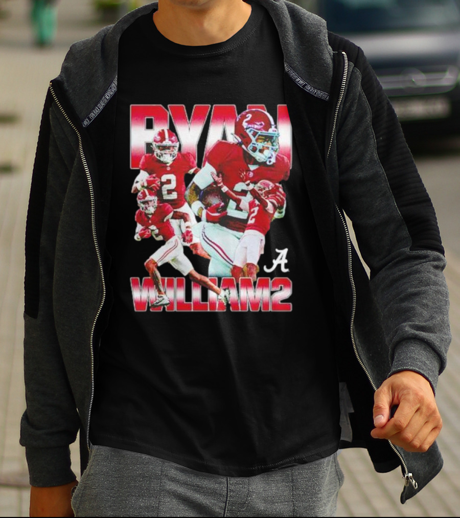 Ryan Williams Alabama Crimson Tide Football Collage T-Shirt