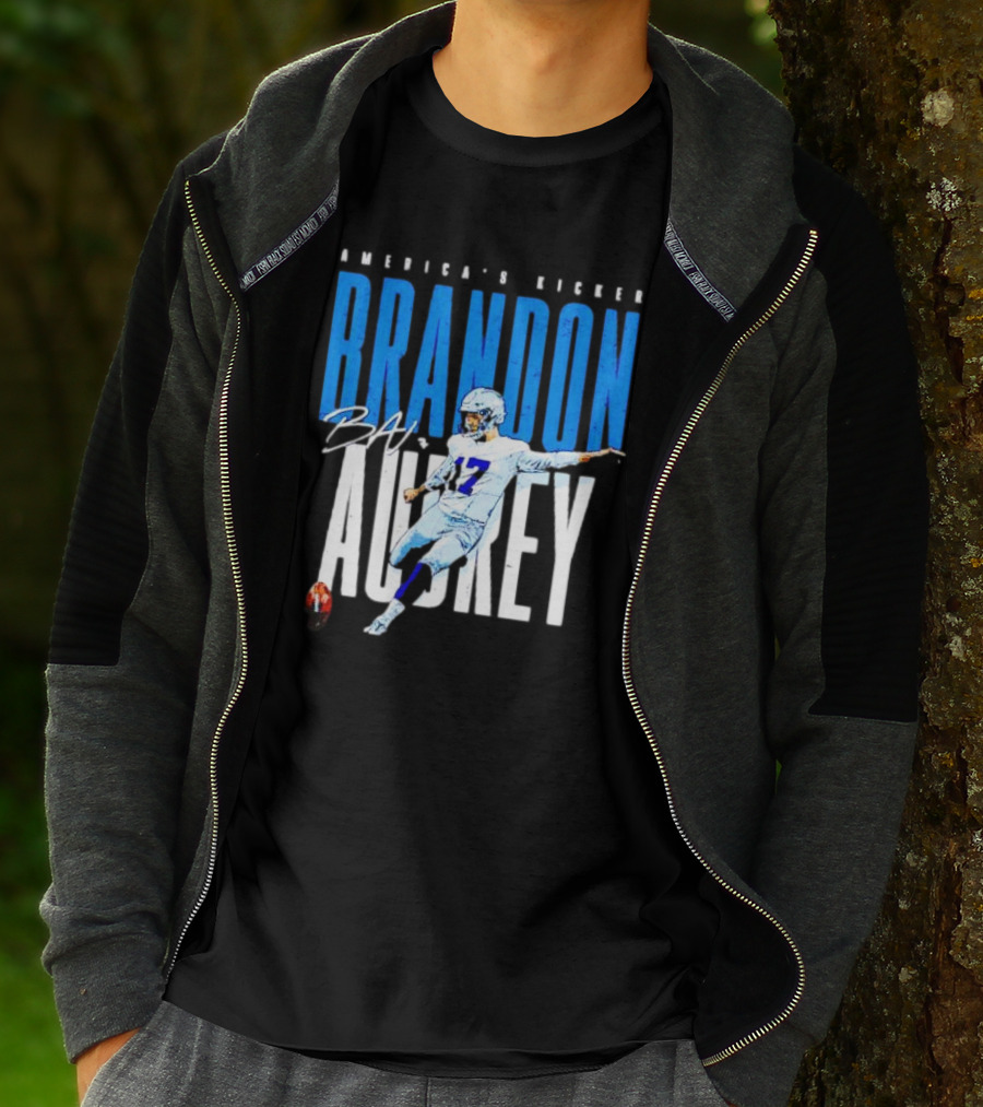 America's Kicker Brandon Aubrey Dallas Cowboys Signature T-Shirt
