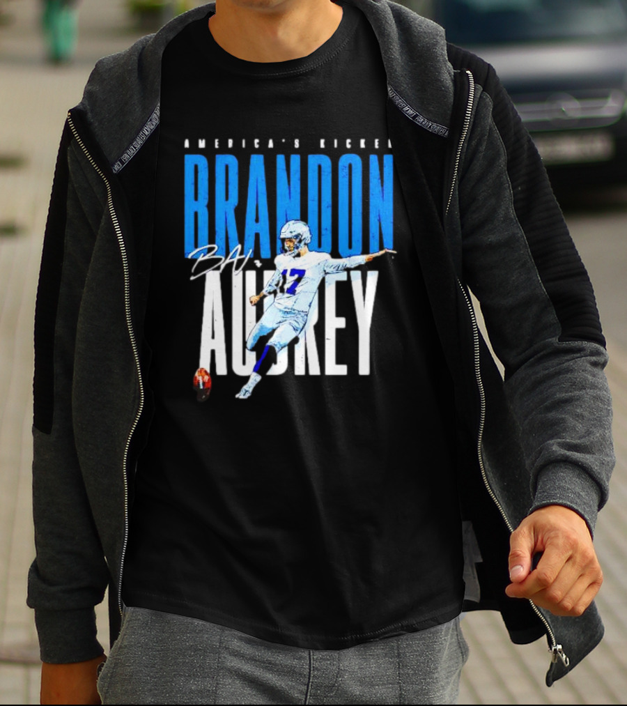 America's Kicker Brandon Aubrey Dallas Cowboys Signature T-Shirt