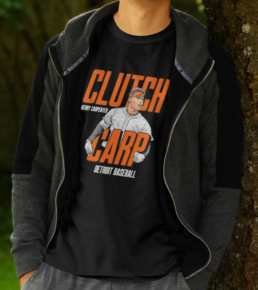 Clutch Carp Kerry Carpenter Detroit Baseball T-Shirt