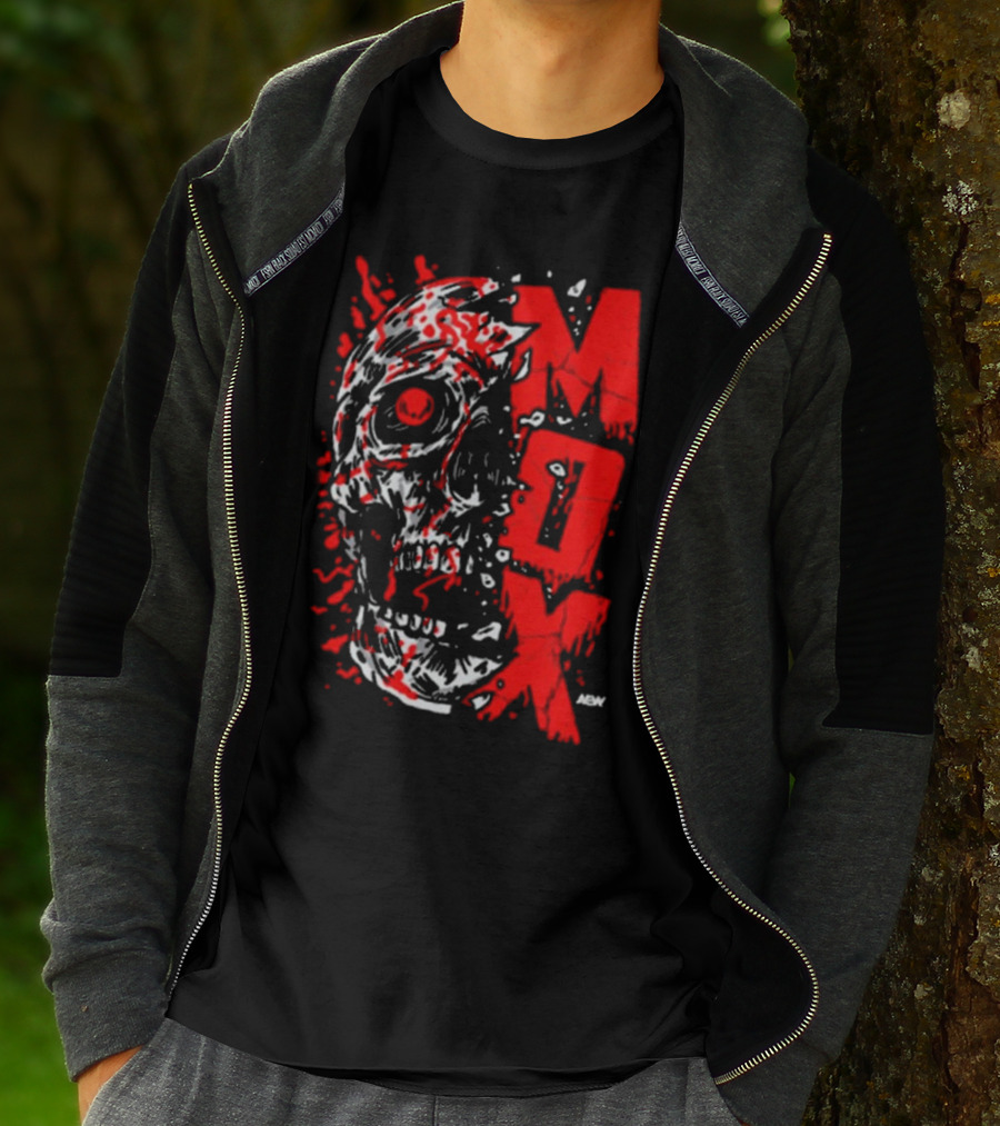 MOX Skull AEW Jon Moxley To The Bone T-Shirt