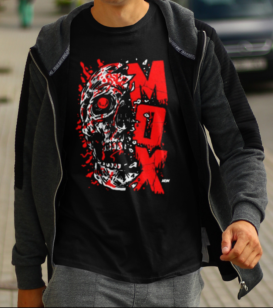 MOX Skull AEW Jon Moxley To The Bone T-Shirt