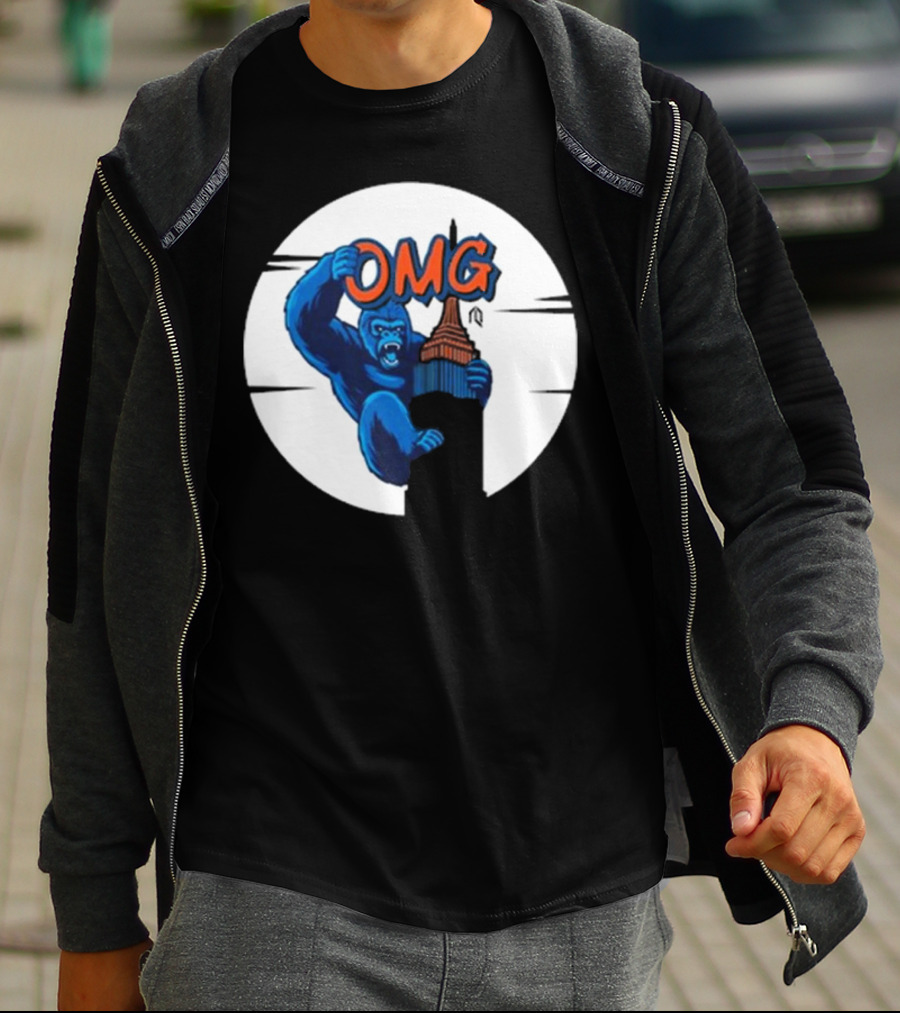OMG King Kong Empire Tower Iconic Reference T-Shirt