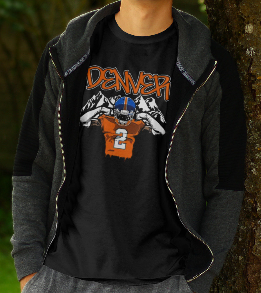 Denver Pat Surtain II Number 2 Football T-Shirt