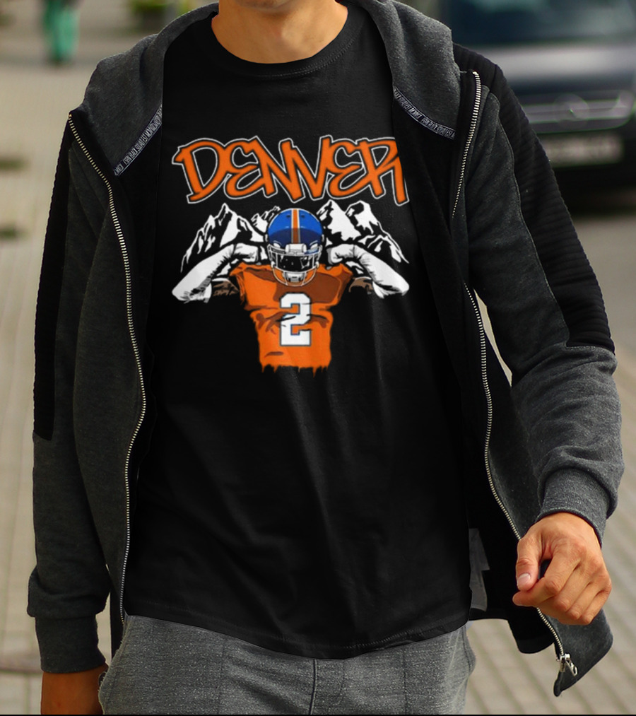 Denver Pat Surtain II Number 2 Football T-Shirt