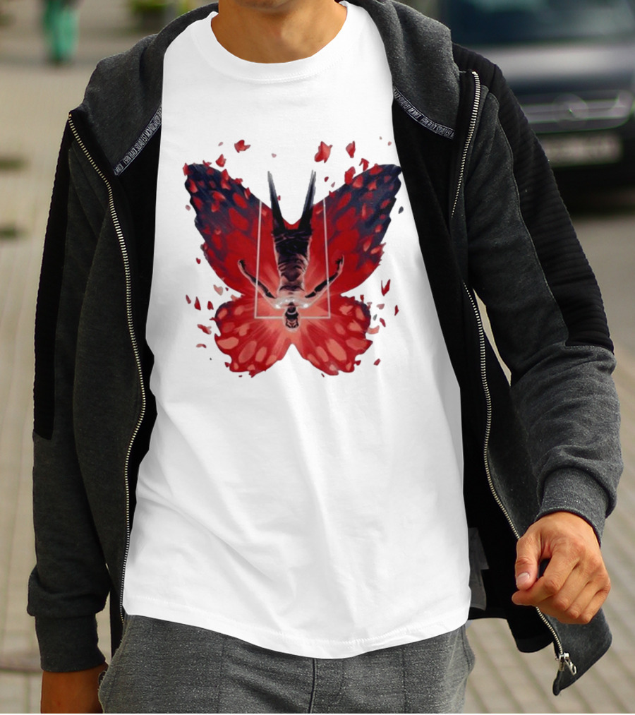 Silent Hill 2 Coicted Form Red Butterfly T-Shirt