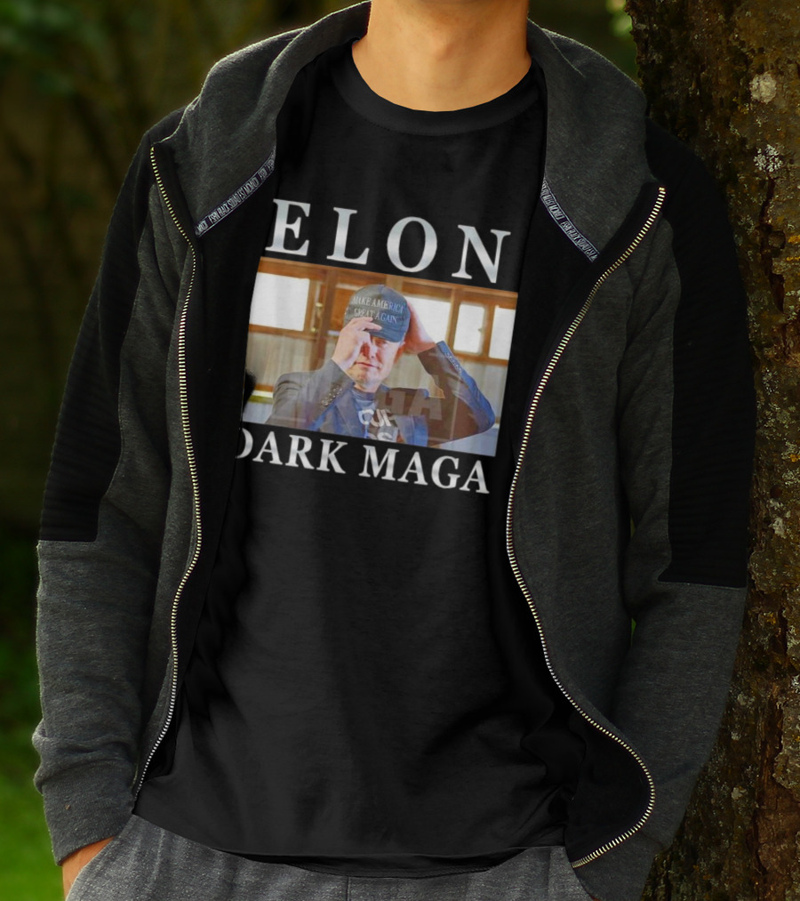 ELON DARK MAGA MAKE AMERICA GREAT AGAIN HAT T-Shirt