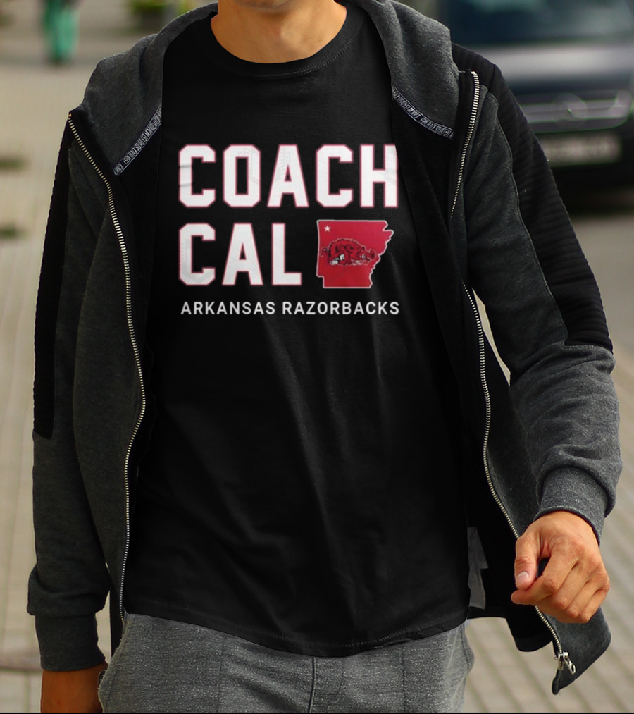 Coach Cal Arkansas Razorbacks Basketball T-Shirt