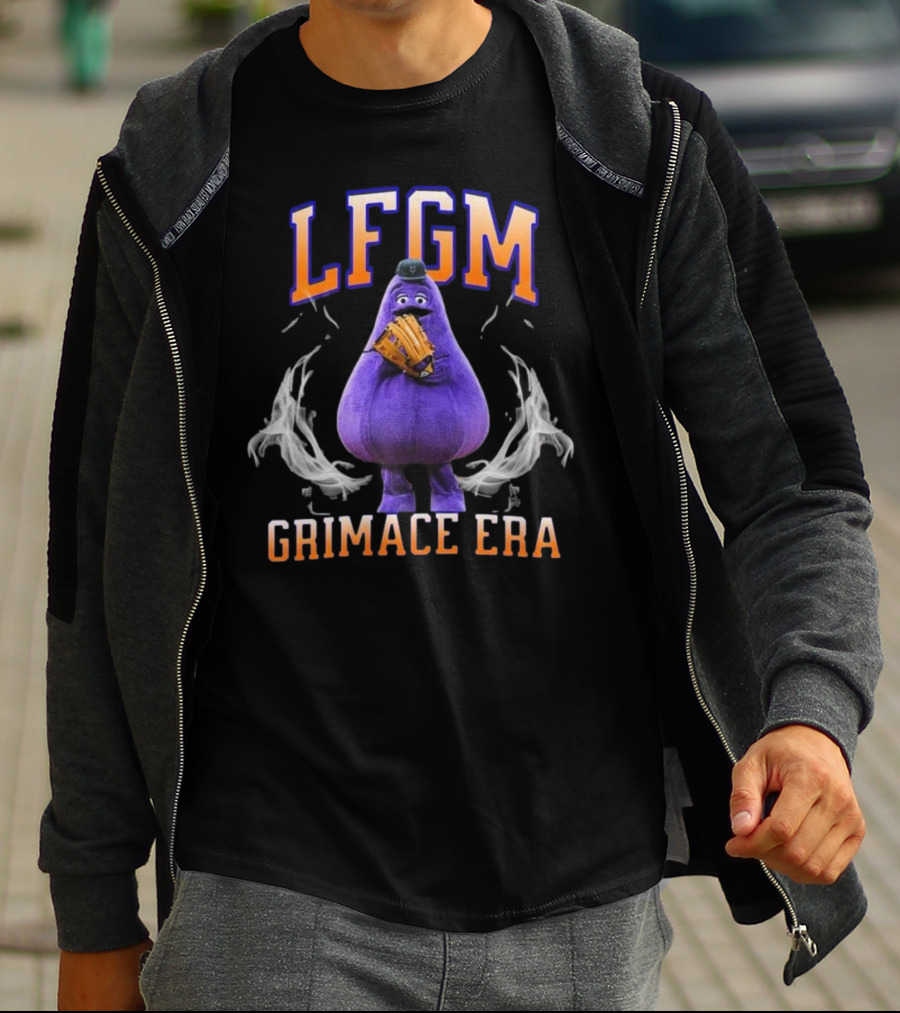 LFGM New York Baseball Grimace Era T-Shirt