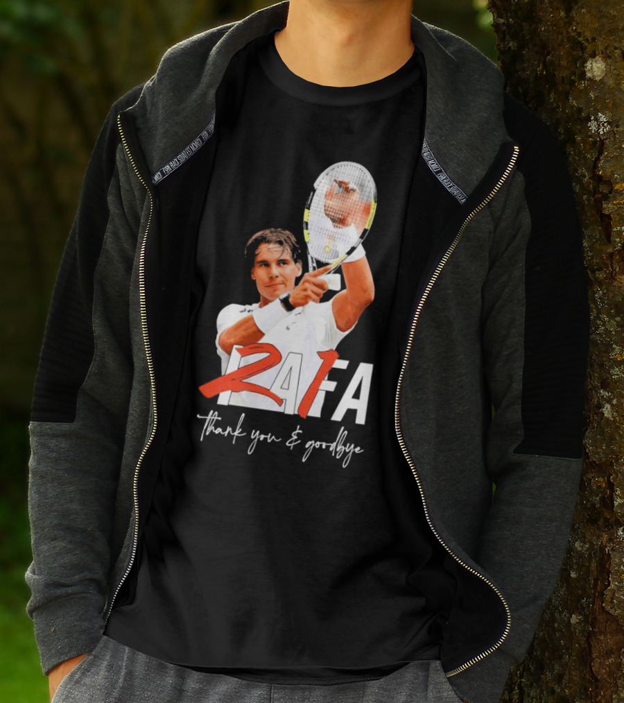 Rafa Nadal Thank You And Goodbye Tennis T-Shirt