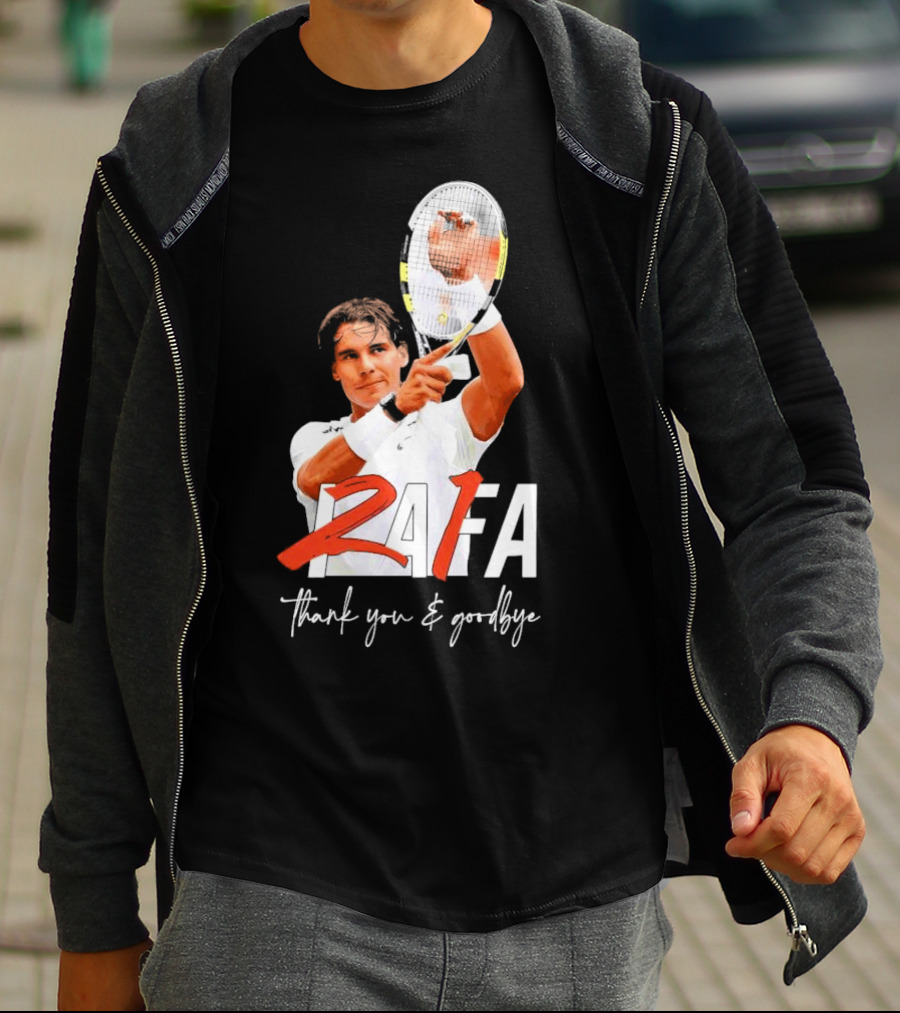 Rafa Nadal Thank You And Goodbye Tennis T-Shirt