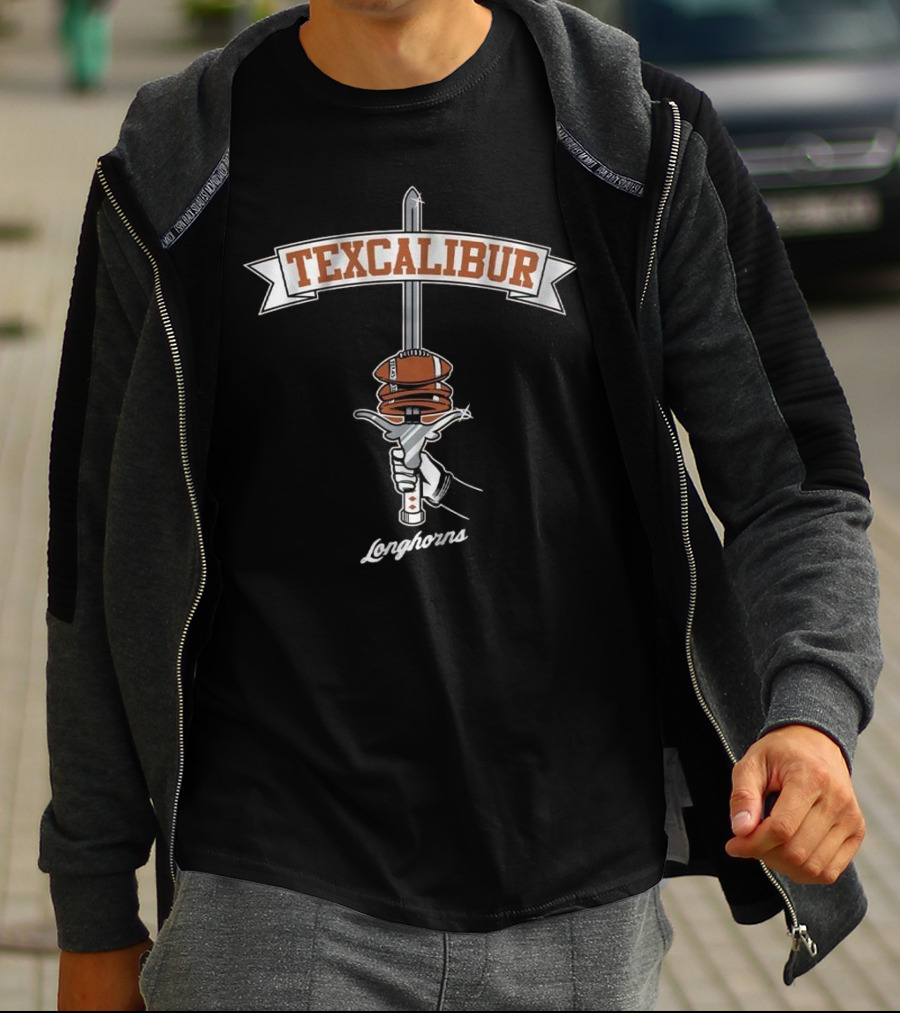 Texcalibur Longhorns Football Sword T-Shirt