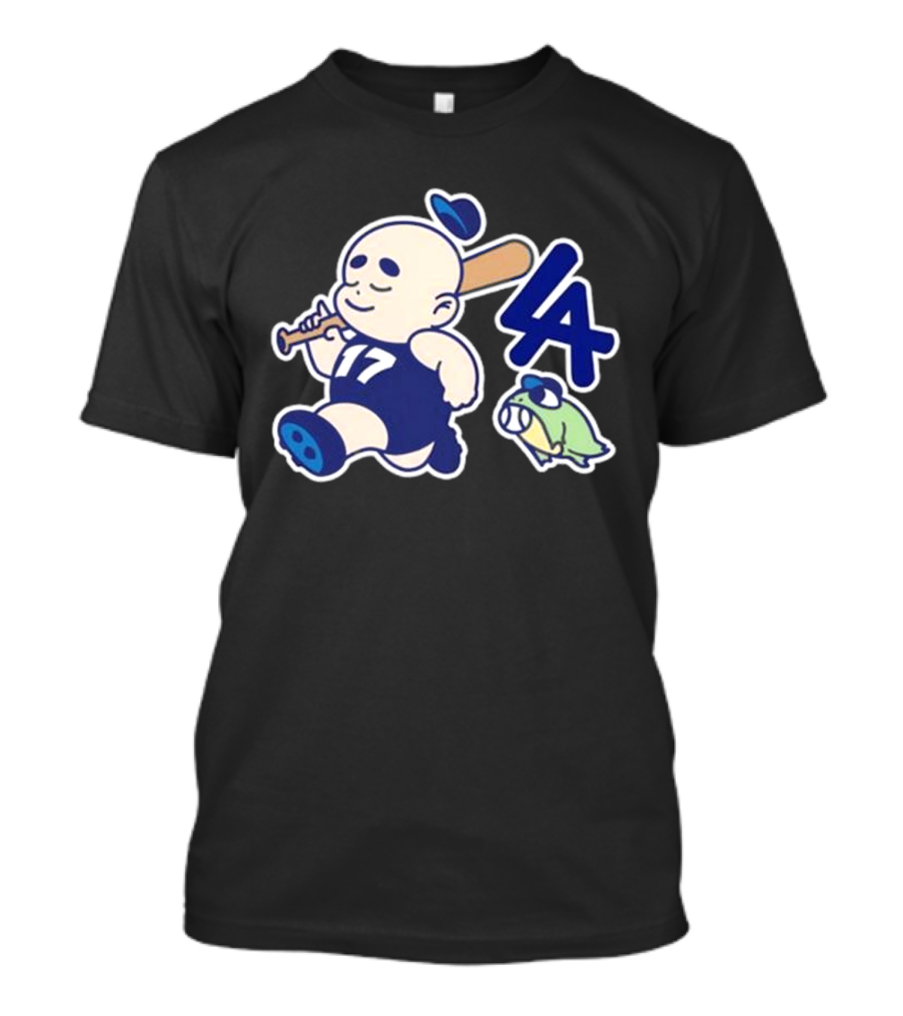 Chunky LA Baseball Baby 17 Fleece Strolling Bat Boy And Turtle T-Shirt