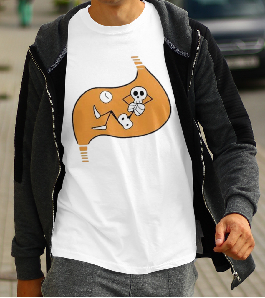 Delicious In Dungeon Meshi Laios Touden Skeleton Relaxing Inside Stomach T-Shirt