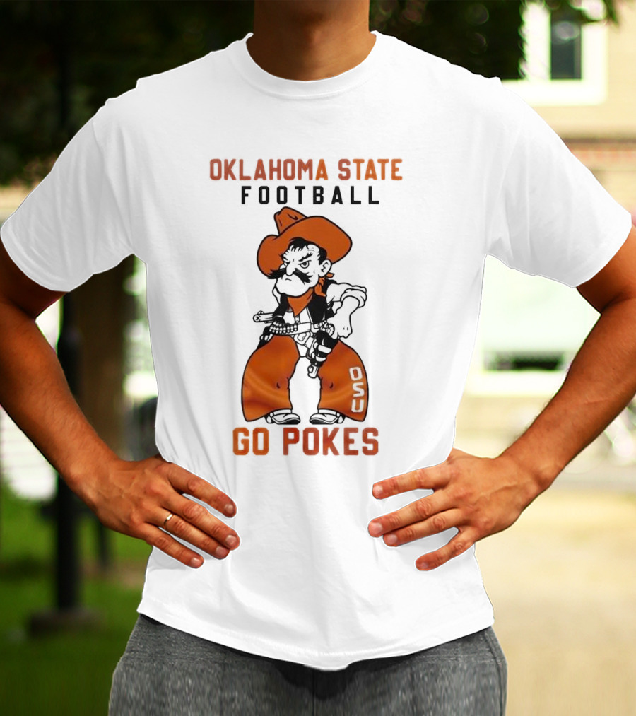 Oklahoma State Football Go Pokes OSU Cowboy T-Shirt