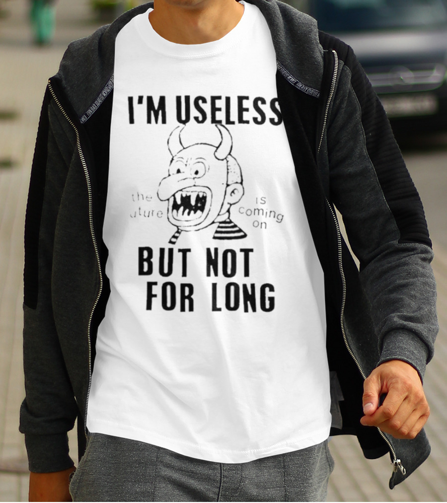 Gorillaz Lowlvl I’m Useless But Not For Long The Future Is Coming On Demon Face T-Shirt