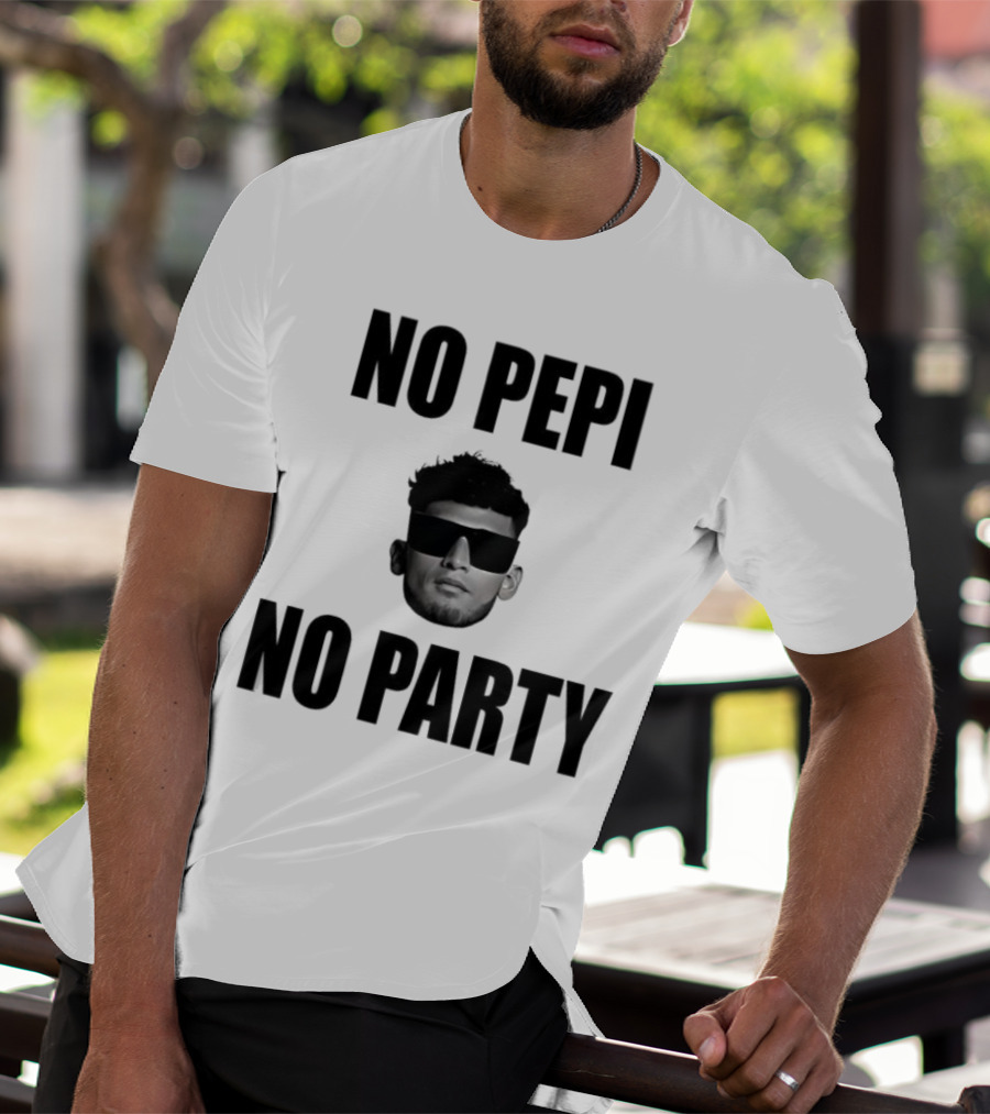Ricardo Pepi No Pepi No Party Face With Sunglasses T-Shirt