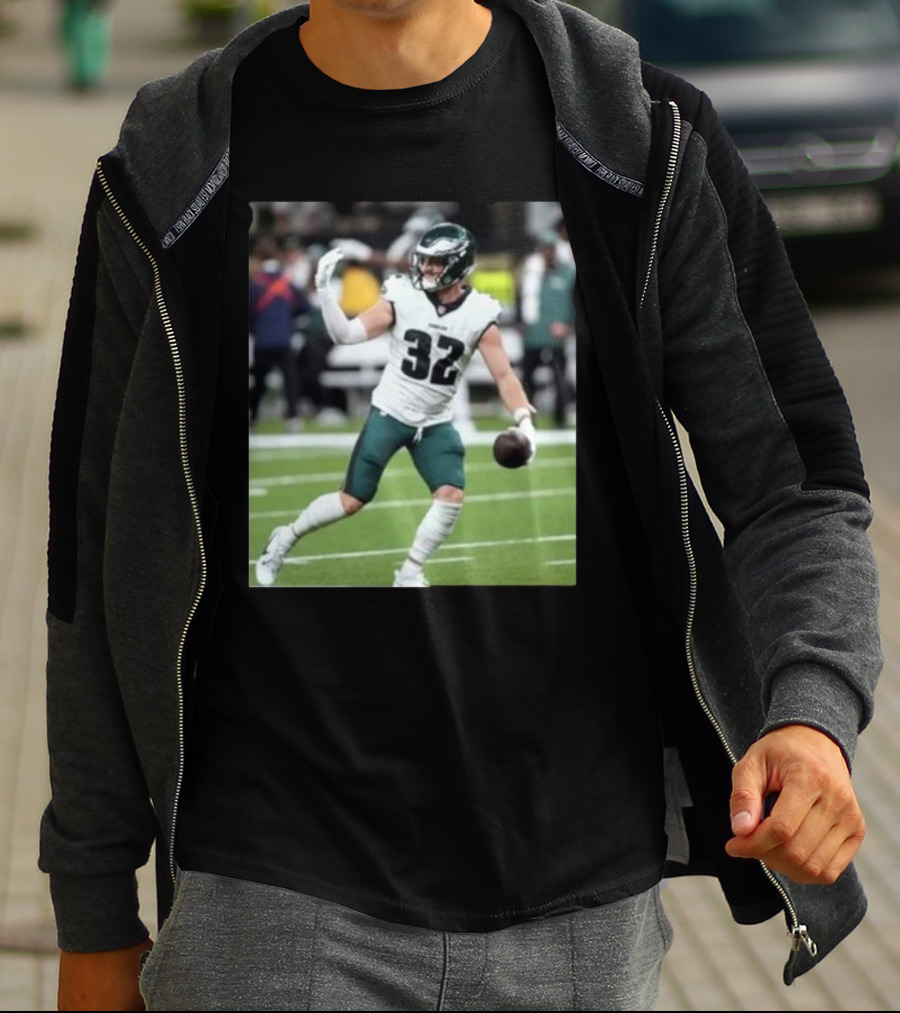 Nick Sirianni Wearing Reed Blankenship Philadelphia Eagles Football Jersey T-Shirt