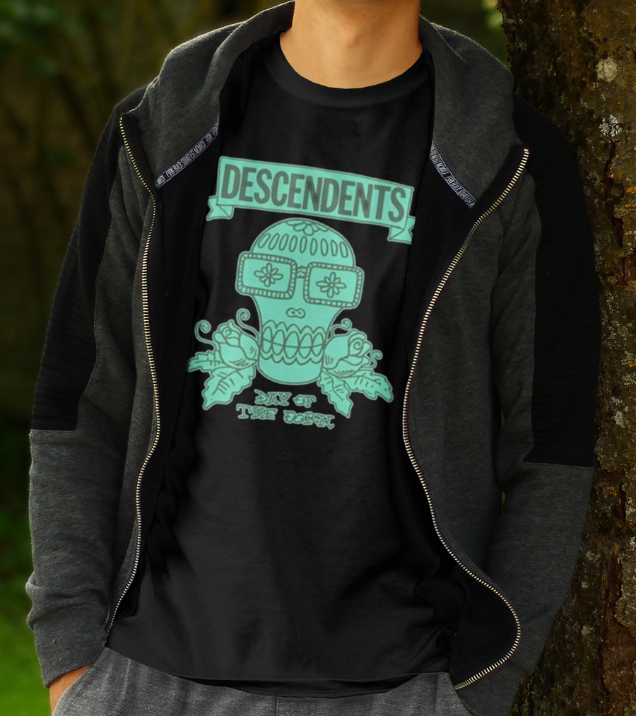 Descendents Day Of The Dork Skull And Roses T-Shirt