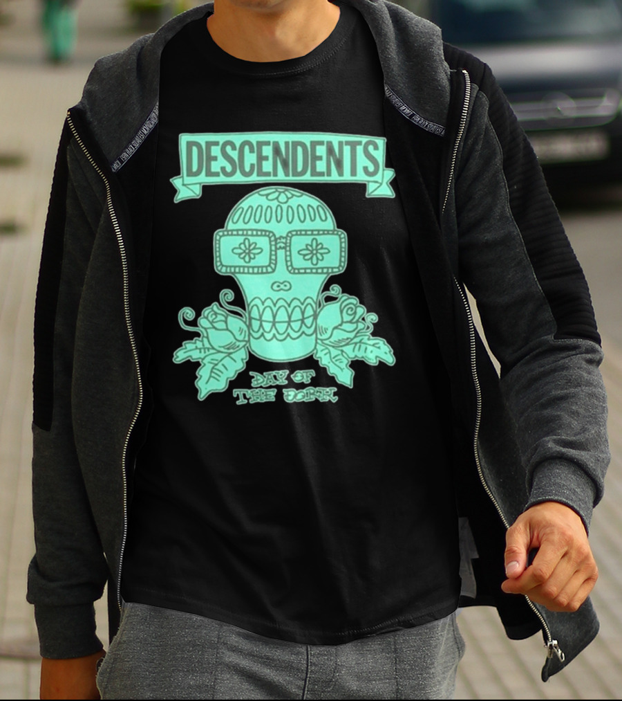 Descendents Day Of The Dork Skull And Roses T-Shirt