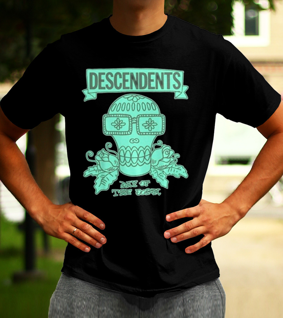 Descendents Day Of The Dork Skull And Roses T-Shirt