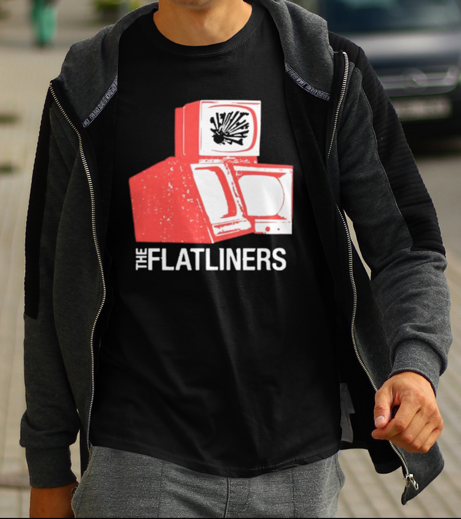 The Flatliners Stacked Static Television Screens T-Shirt