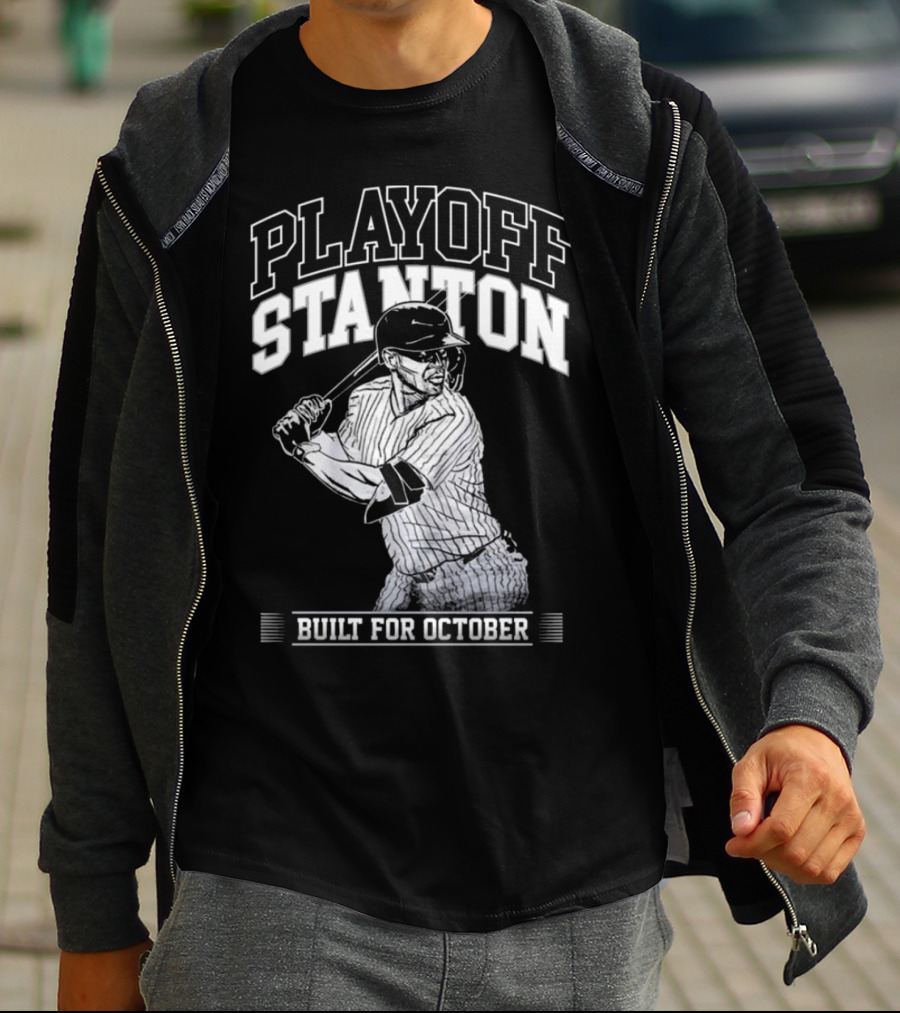 Playoff Stanton Built For October Giancarlo Stanton T-Shirt