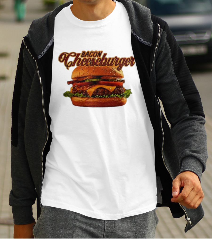 Bacon Cheeseburger Classic Stack T-Shirt