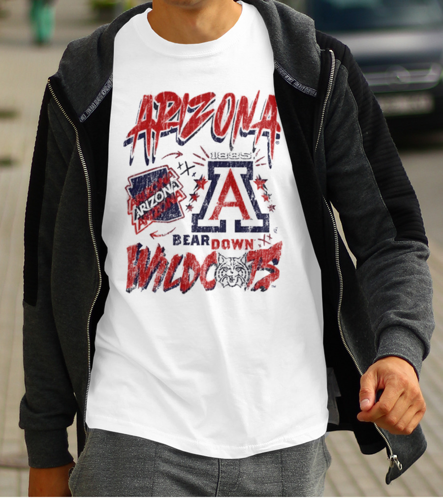 Arizona Wildcats 1885 Bear Down Wildcats T-Shirt