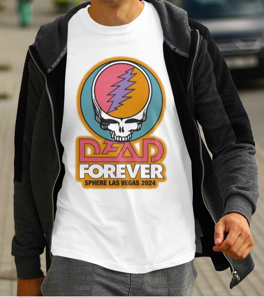 Dead And Company Dead Forever Skull Sphere Las Vegas T-Shirt