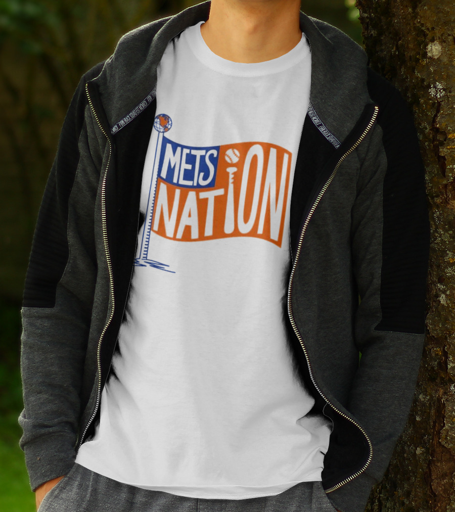 Mets Nation Flag New York Mets Baseball Team T-Shirt