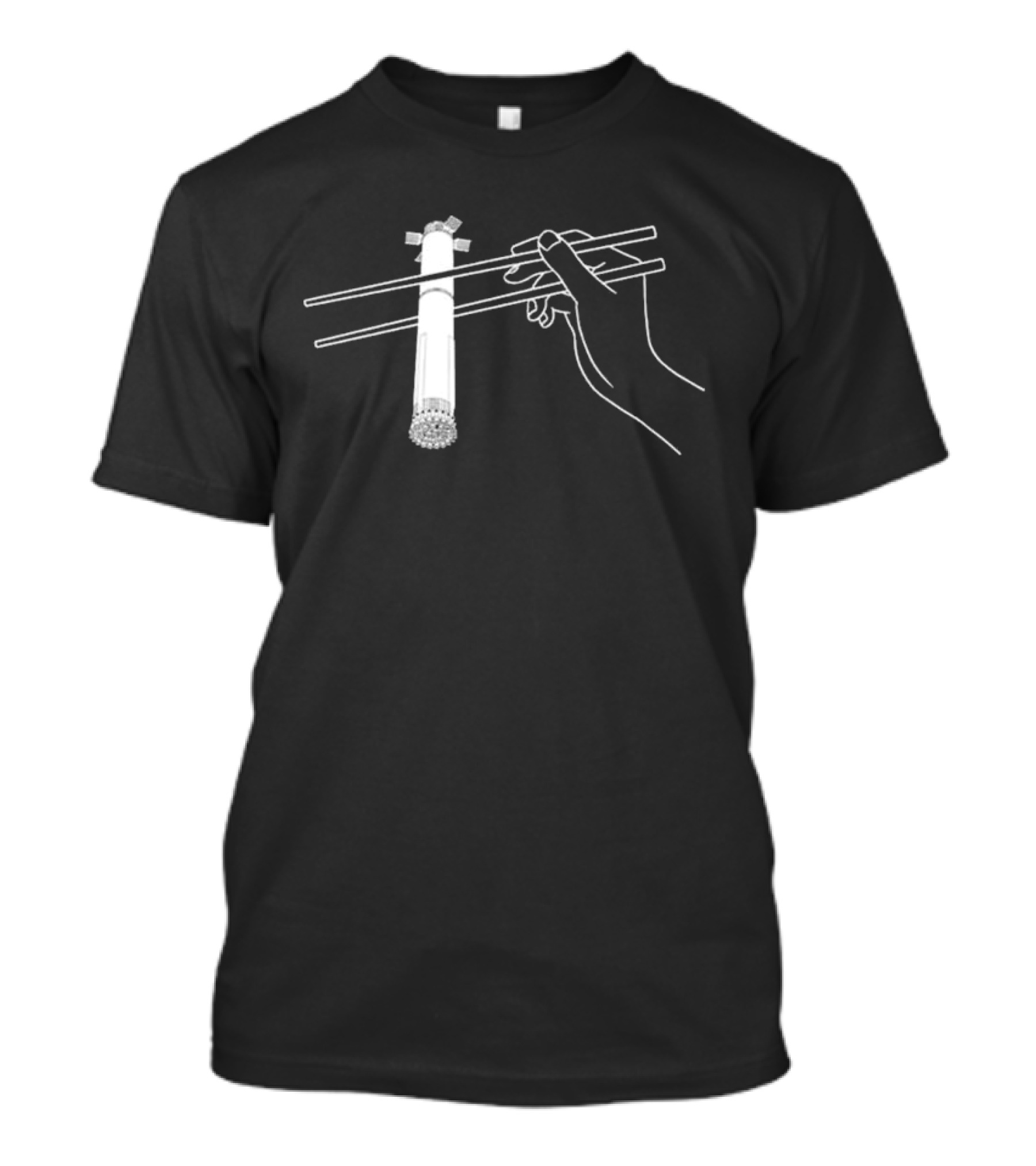 SpaceX Super Heavy Starship Booster 12 Held By Chopsticks T-Shirt