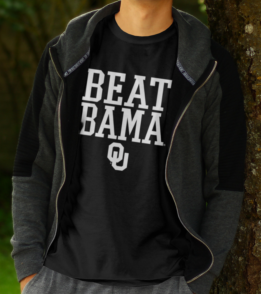 BEAT BAMA OU Oklahoma Sooners T-Shirt