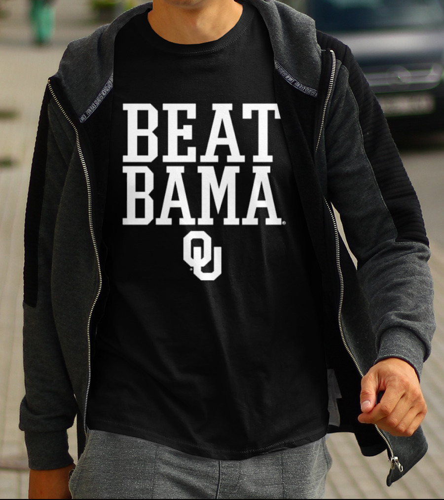 BEAT BAMA OU Oklahoma Sooners T-Shirt