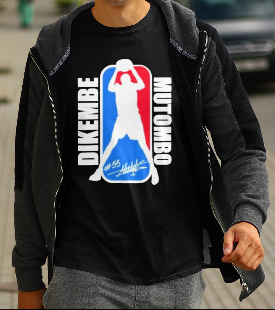 Dikembe Mutombo #55 Signature NBA T-Shirt