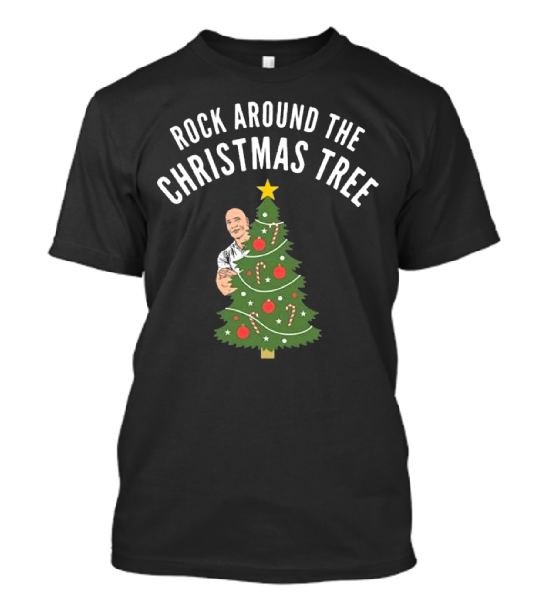 Rock Around The Christmas Tree Merry Christmas T-Shirt