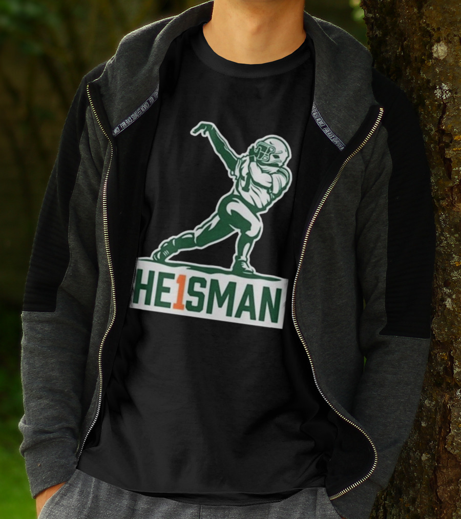 Cam HE1SMAN Football Heisman Pose T-Shirt