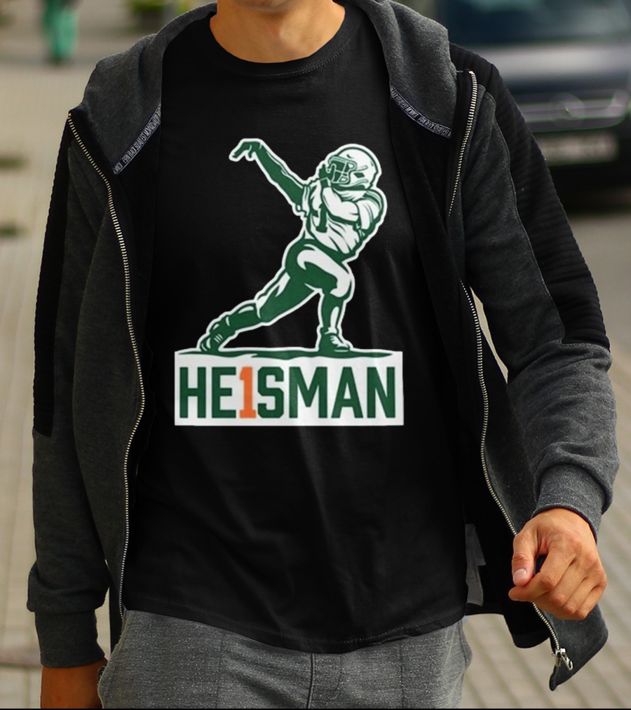 Cam HE1SMAN Football Heisman Pose T-Shirt