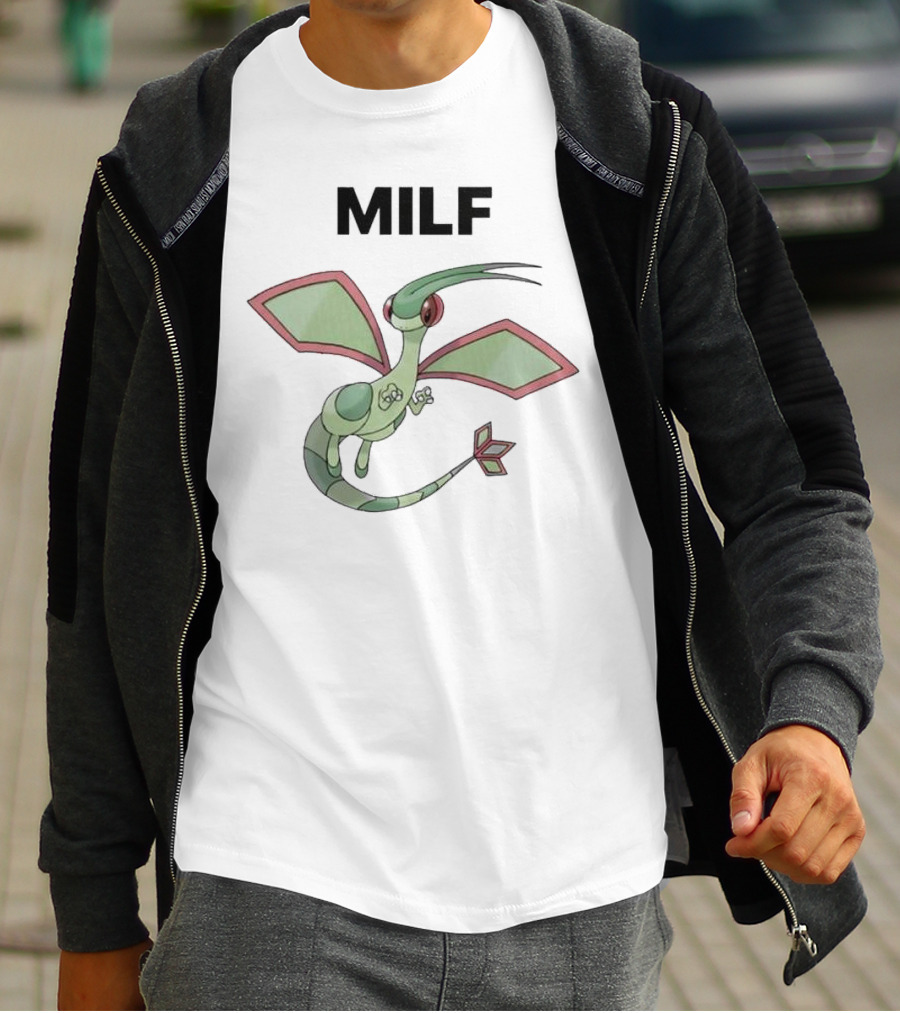 MILF Man I Love Flygon Pokémon Fan Humor T-Shirt