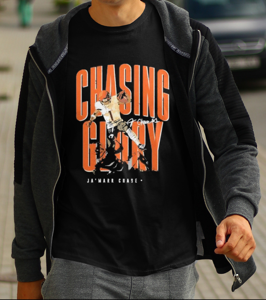 Chasing Glory Ja’Marr Chase Cincinnati Bengals Signature T-Shirt