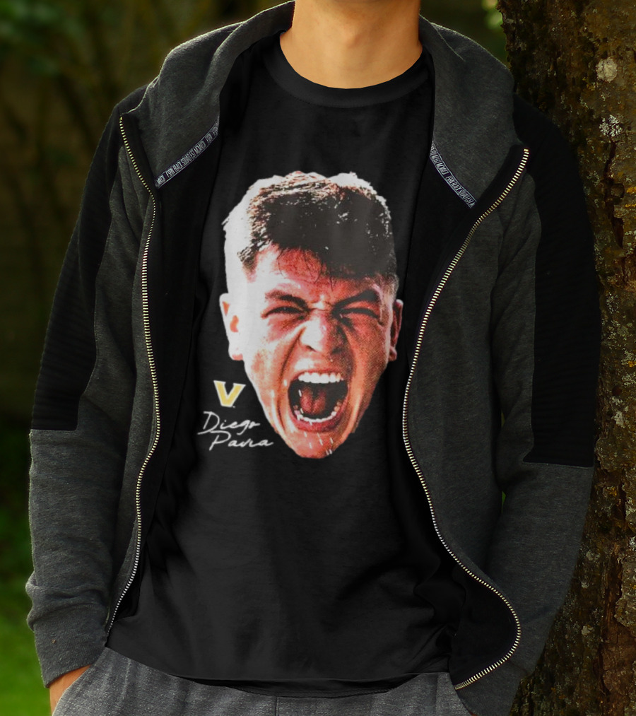 Diego Pavia Vanderbilt Commodores Signature Swag Head T-Shirt