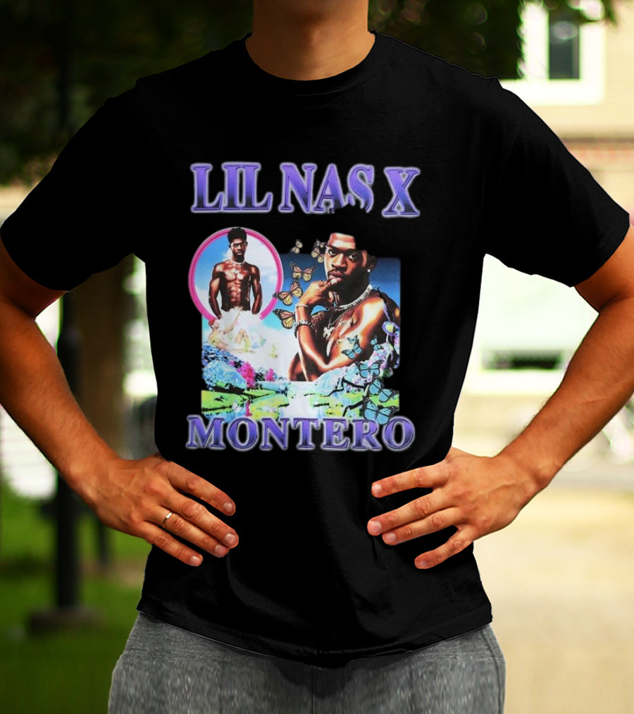 Lil Nas X Montero Butterflies Surreal T-Shirt