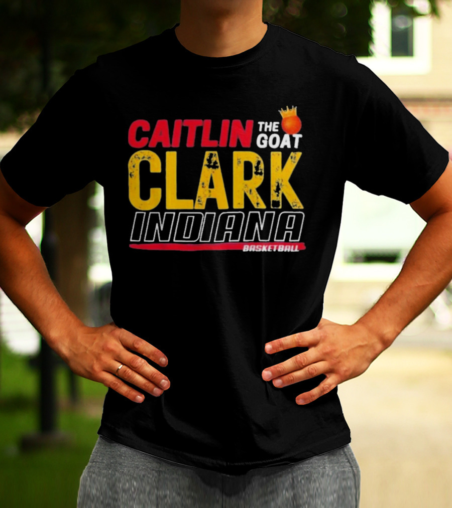 Caitlin Clark The Goat Indiana Basketball T-Shirt