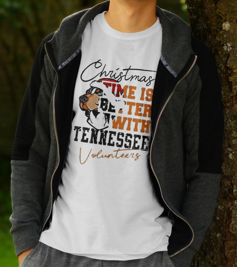 Christmas Time Is Better With Tennessee Volunteers T-Shirt
