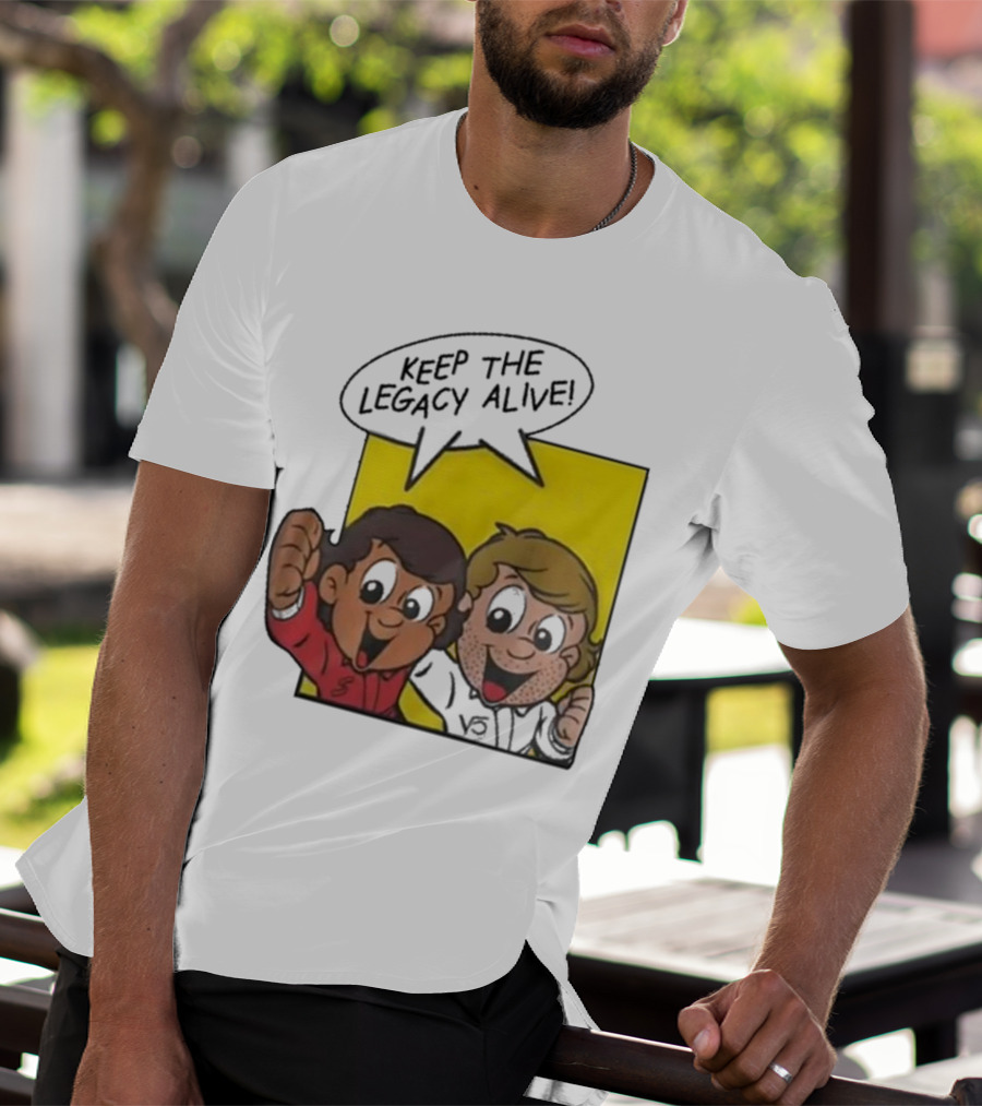 KEEP THE LEGACY ALIVE Boys Characters Speech Bubble T-Shirt