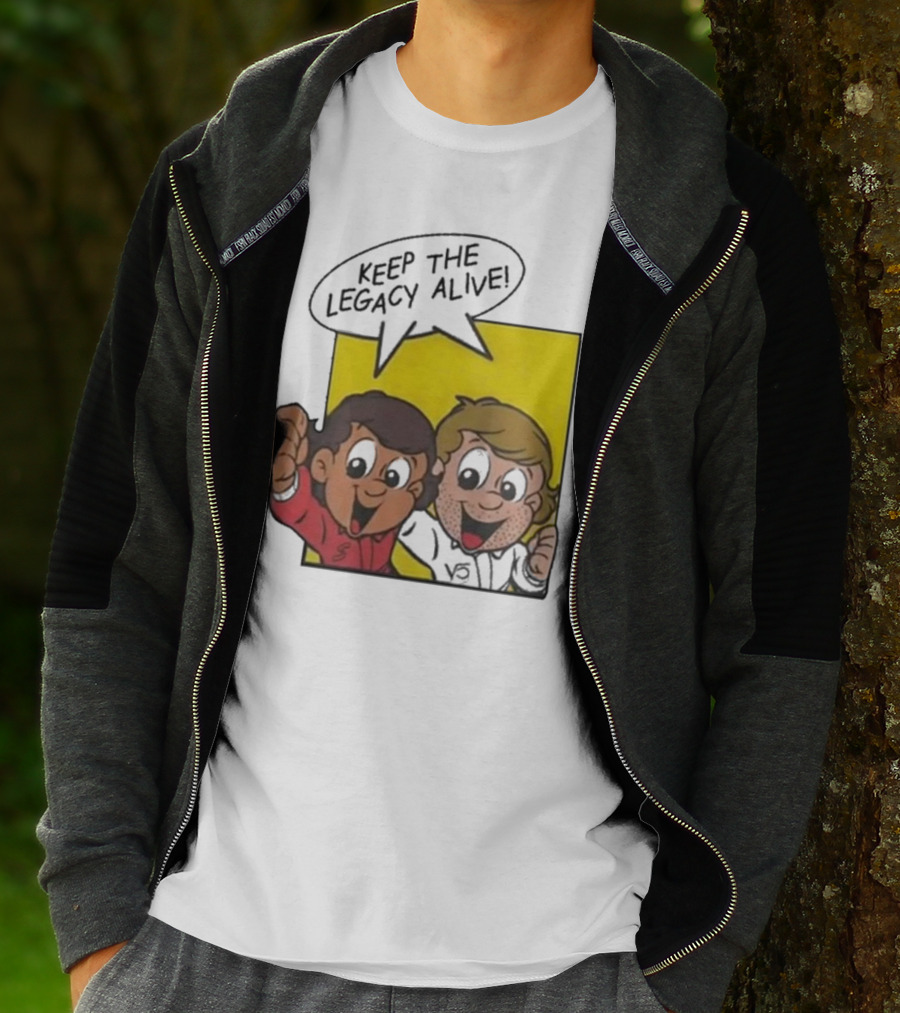 KEEP THE LEGACY ALIVE Boys Characters Speech Bubble T-Shirt