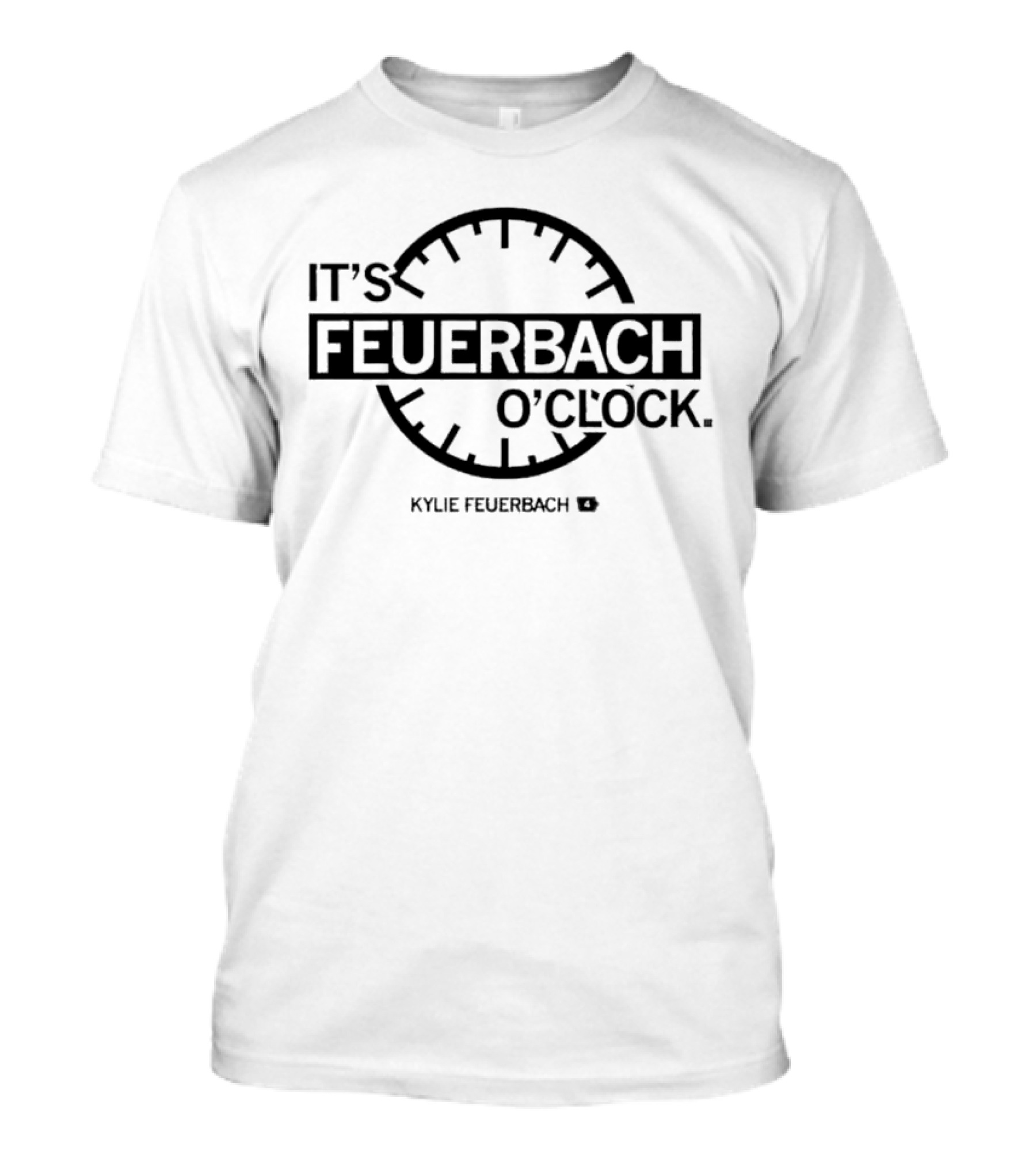 Iowa Hawkeyes It's Feuerbach O'Clock Kylie Feuerbach T-Shirt