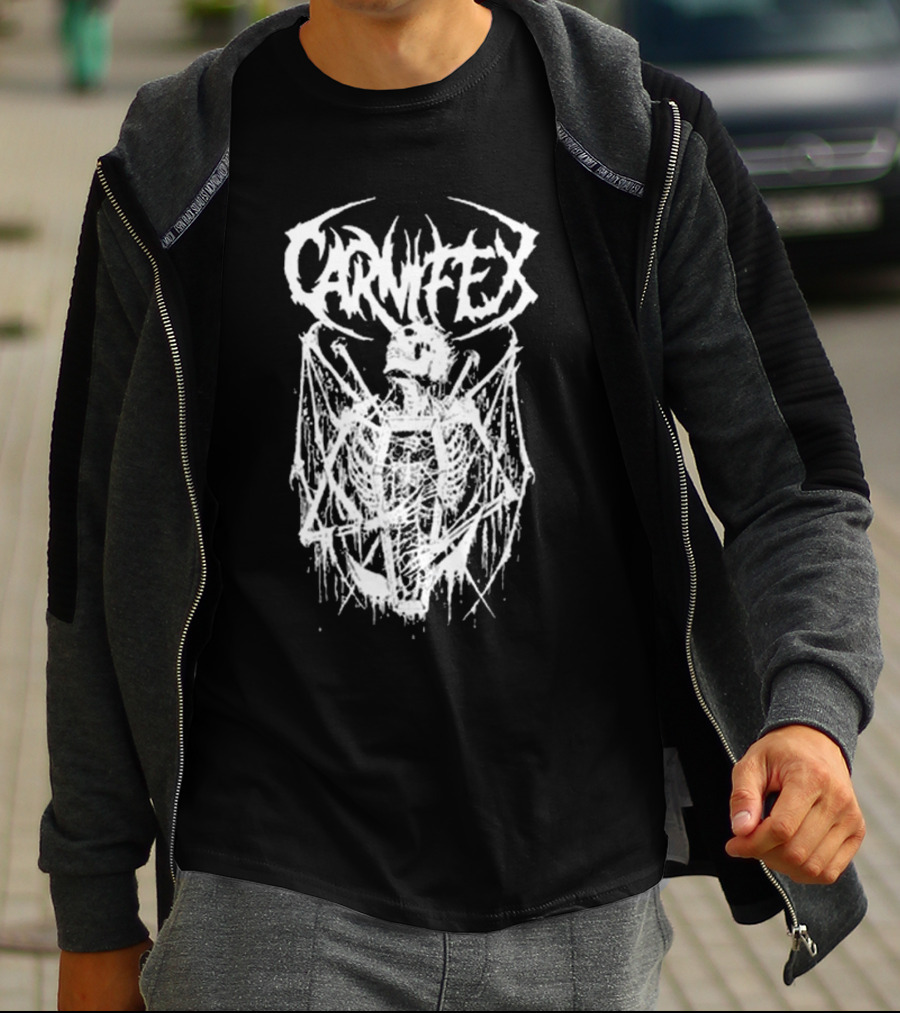 Carnifex Skeletal Coffin Wings T-Shirt